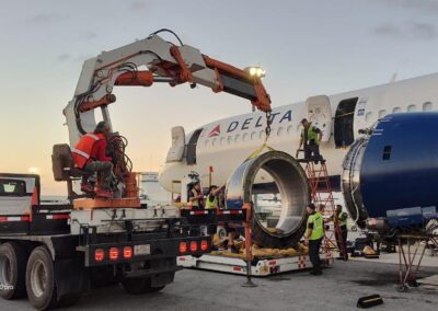 Apoyo en cambio de motores CEO y NEO para aerolíneas