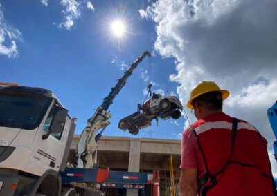 Maniobra especializada grua Cancun